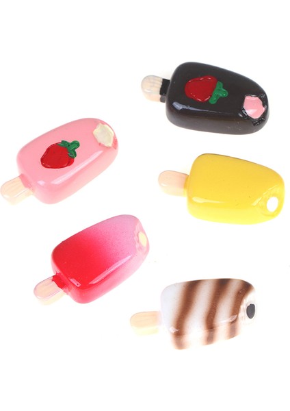 Adet 1:12 1:6 Dollhouse Minyatür Popsicle Dondurma Bebek Mutfak Yemeği (Yurt Dışından)
