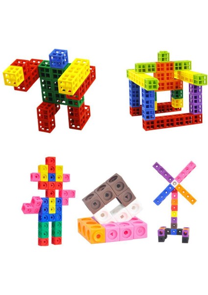 Mathlink Küpleri 100'LÜ Set Erken Matematik Eğitici 10 Renk (Yurt Dışından)