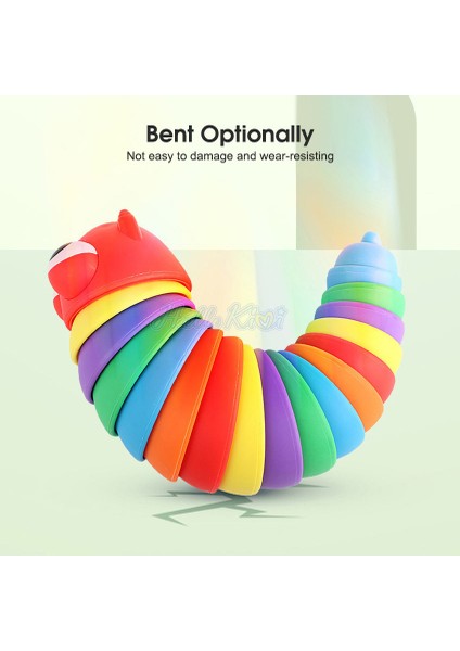 Hellokimi Duyusal Bebek Oyuncakları Gökkuşağı Büküm Tırtıl Interaktif Çok Renkli Bebek Emekleme Oyuncakları Erkek Kız Için 6 Aydan Fazla (Yurt Dışından) indirimleri