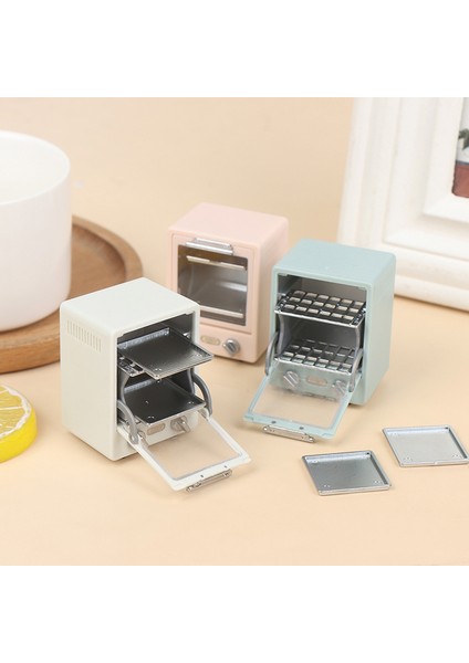 1:12 Evcilik Mini Dikey Fırın Mikrodalga Mutfak Pişirme Kabı Modeli Bebek Dekor Mj (Yurt Dışından)