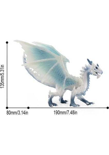 Ha Büyük Ateşli Ejderha Şekil Oyuncak Seti Eğitici Simüle Dinozor Modeli (Yurt Dışından)