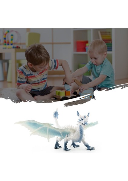 Ha Büyük Ateşli Ejderha Şekil Oyuncak Seti Eğitici Simüle Dinozor Modeli (Yurt Dışından)