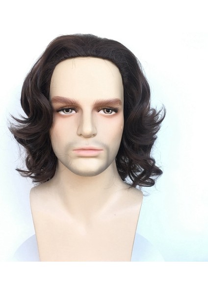 Ersono Erkek Kısa Kıvırcık Cosplay Kostüm Peruk Sentetik Isıya Dayanıklı Fiber Saç Doğal Olarak Parti/günlük Kullanım Için Peruk Aranıyor (Yurt Dışından) fiyatları