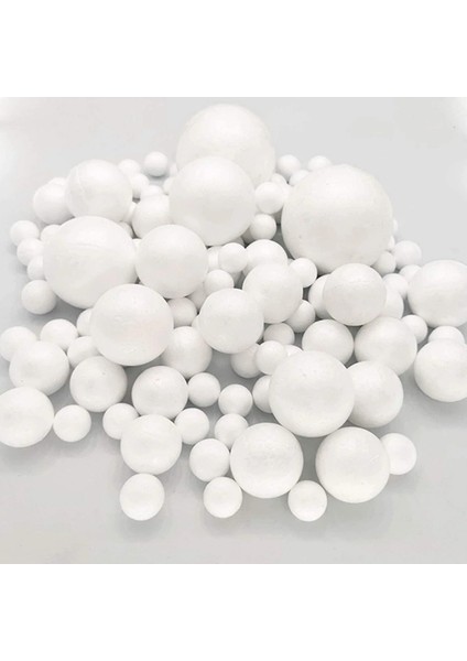 130 Paket Craft Köpük Topları, 1-4 Inç Dahil 7 Boyut, Polistiren Pürüzsüz Yuvarlak Toplar, Sanat ve El Sanatları Için Köpük Toplar (Yurt Dışından) fırsatları