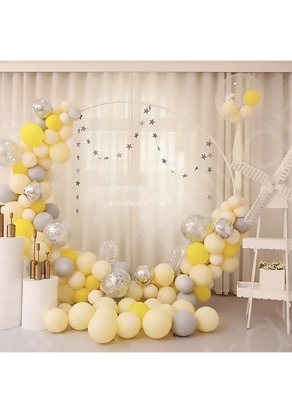 1 Takım Çelenk Standı Montajı Kolay Çok Fonksiyonlu Pvc Yuvarlak Daire Balon Çiçek Kemer Standı Kiti Düğün Için (Yurt Dışından) modelleri