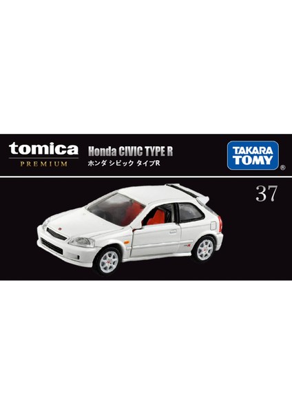 1/64 Tomica Premium TP37 Civic Type R Metal Simüle Model Araba Süper Spor Araba Yarışı Çocuk Oyuncakları Koleksiyonu (Yurt Dışından)