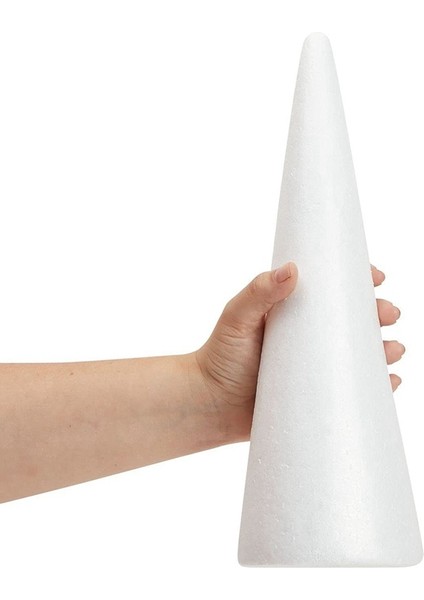 Kendin Yap El Sanatları Için Köpük Ağacı Kozalakları, Beyaz Polistiren Sanat Malzemeleri (4,5 x 13,5 Inç, 4 Paket) (Yurt Dışından) fırsatları