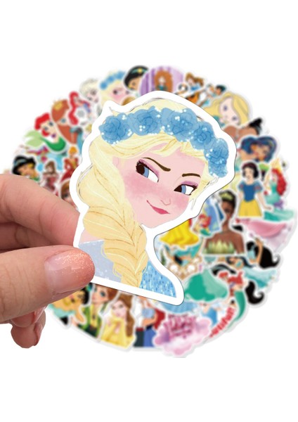 100 Adet Disney Prenses Çıkartmalar Kar Beyaz Elsa Pvc Tekrar Etmeyin Pegatinas Araba Motosiklet Çekme Çubuğu Kutusu Karikatür Grafiti Çıkartmalar Su Geçirmez (Yurt Dışından)