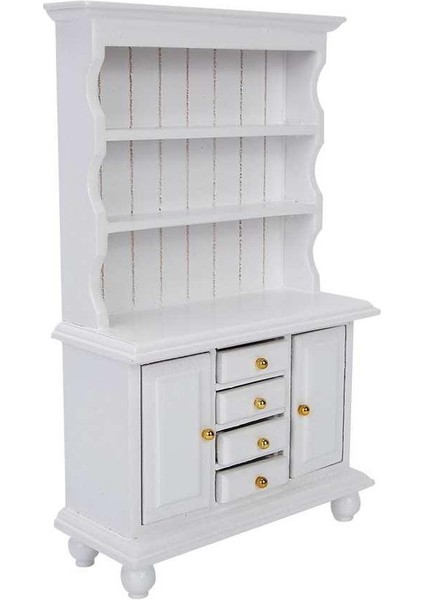 1:12 Bebek Evi Aksesuarları Ahşap Üç Katlı Dolap Ülasyon Doğası Bebek Evi Mini Üç Katlı Dolap Dolabı (Yurt Dışından) modelleri