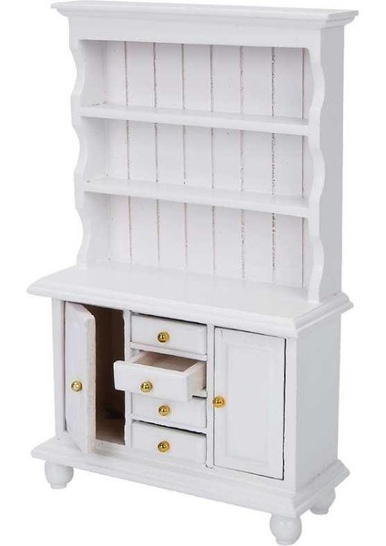 1:12 Bebek Evi Aksesuarları Ahşap Üç Katlı Dolap Ülasyon Doğası Bebek Evi Mini Üç Katlı Dolap Dolabı (Yurt Dışından) fırsatları