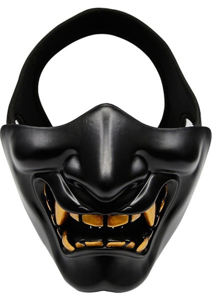Kötü Şeytan Prajna Gülümseme Yarım Yüz Maskesi Cadılar Bayramı Masquerade Cosplay Parti Sahne (Yurt Dışından)