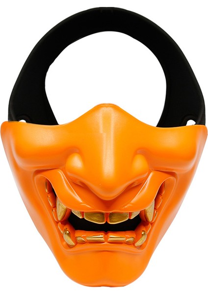 Kötü Şeytan Prajna Gülümseme Yarım Yüz Maskesi Cadılar Bayramı Masquerade Cosplay Parti Sahne (Yurt Dışından)