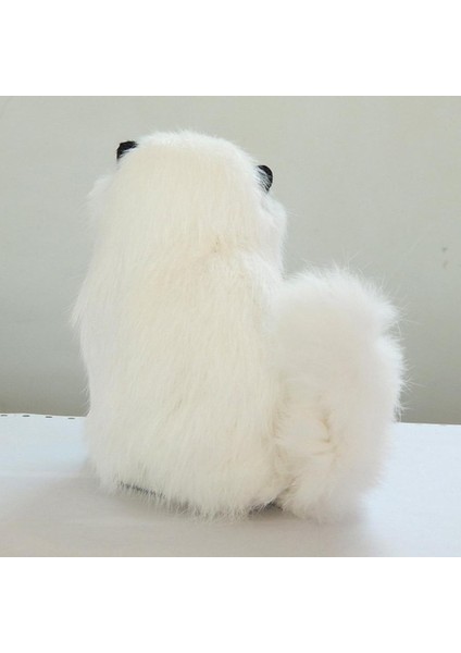 Peluş Simülasyon Kedi Elektronik Evcil Hayvan Bebek Taklit Hayvan Oyuncak Miyav Ses Fonksiyonu ile Çocuk Sevimli Evcil Hayvan Oyuncak Modeli Noel Hediyesi (Yurt Dışından)