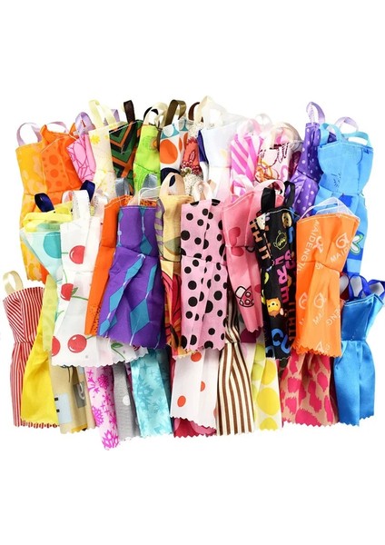 Bebek Giydirme Elbiseler Elbiseler Mini Elbise Aksesuarları Barbie Bebek Için Parti Kıyafetleri (Yurt Dışından)