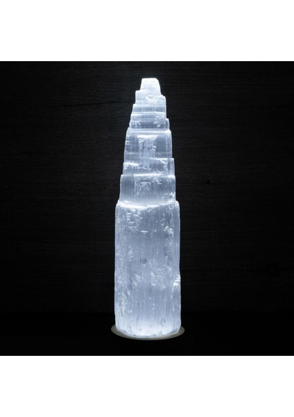 1pc 60-100MM Doğal Beyaz Alçı Selenit Değnek Oyma Kristal Taş Hediye (Yurt Dışından)