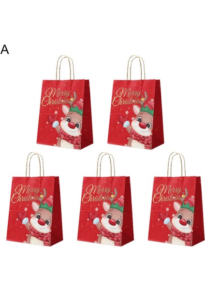 Hediye Çantaları Enfes Noel Kağıt Hediye Çantaları (Yurt Dışından)