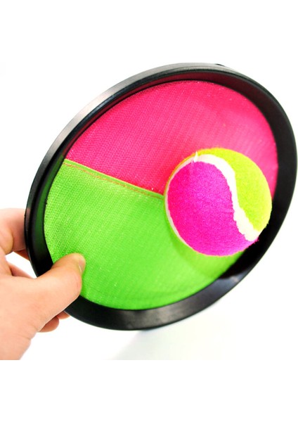 Paddle Tenis Topu Yarasa Atma Toss Yakalama Spor Oyunu Seti Kapalı Bahçe Çocuk Oyuncak (Yurt Dışından)