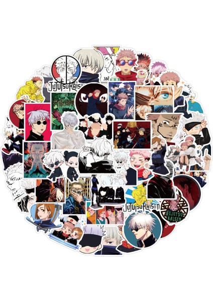 50 Adet Anime Jujutsu Kaisen Graffiti Su Geçirmez Çıkartmalar Motosiklet Kask Için Dizüstü Bagaj (Yurt Dışından) fiyatları