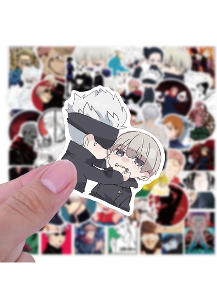 50 Adet Anime Jujutsu Kaisen Graffiti Su Geçirmez Çıkartmalar Motosiklet Kask Için Dizüstü Bagaj (Yurt Dışından) fırsatları