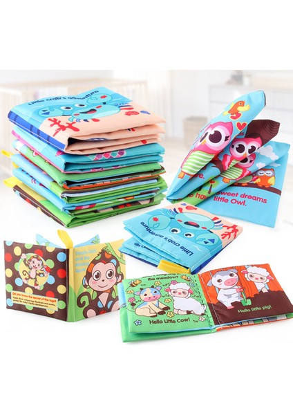 Childrenworld Kırışık Kumaş Kitaplar Pratik Yetenek Bebek Diş Çıkarma Kırışık Kitap (Yurt Dışından) indirimleri