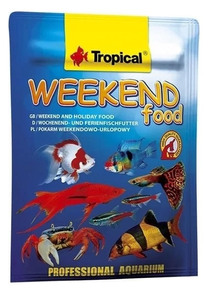 Weekend Holiday Haftasonu ve Tatil Balık Yemi 20 gr 24 Tablet