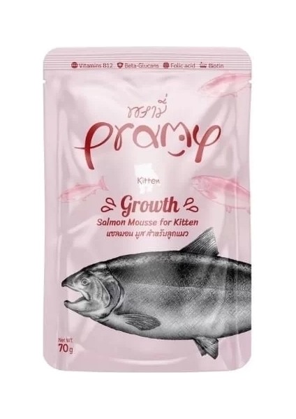 Mousse Somonlu Pouch Yavru Konserve Kedi Maması 70 gr