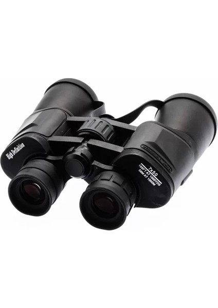 High Defination 7X50 Geniş Ön Mercek Profesyonel El Dürbünü 1000M/56M