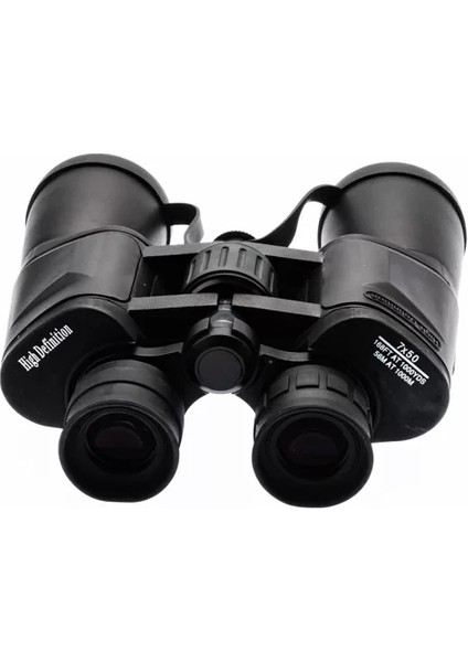 High Defination 7X50 Geniş Ön Mercek Profesyonel El Dürbünü 1000M/56M