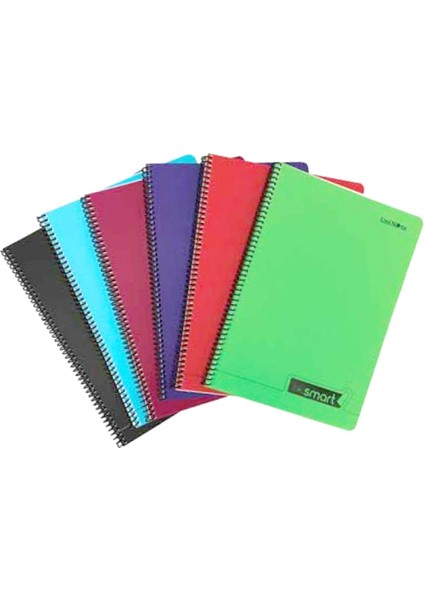Çınar Smart 96 Yaprak A4 Çizgili Defter Pp Kapak Spiralli - 3 Adet