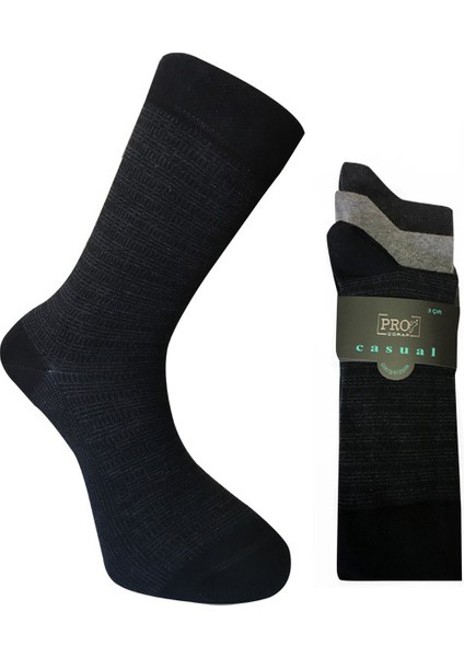 8501-1 Penye Casual 3'lü Erkek Çorabı