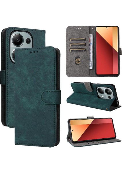 Xiaomi Poco M6 Pro 4g Kart Yuvaları Için Kılıf Kapak Pu Deri Flip Folio Rfıd (Yurt Dışından)