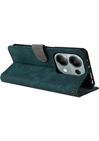 Xiaomi Poco M6 Pro 4g Kart Yuvaları Için Kılıf Kapak Pu Deri Flip Folio Rfıd (Yurt Dışından)