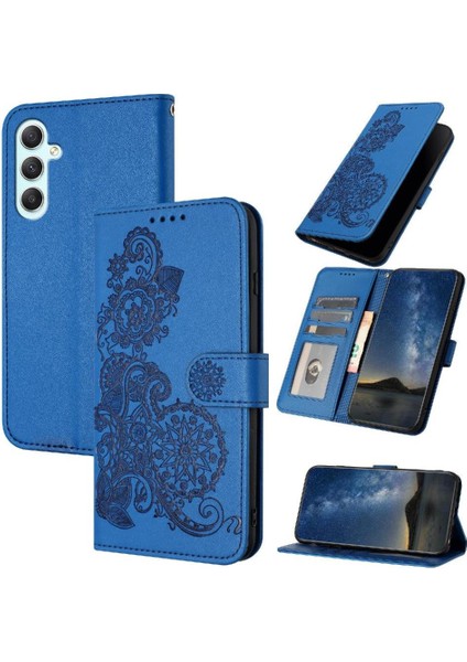 Samsung Galaxy A35 Flip Folio Kitap Için Kılıf Kart Yuvası Standı Kickstand ile (Yurt Dışından)