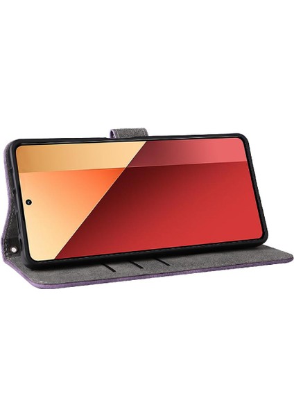 Xiaomi Poco M6 Pro 4g Kart Yuvaları Için Kılıf Kapak Pu Deri Flip Folio Rfıd (Yurt Dışından)