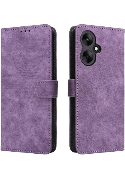 Xiaomi Poco M6 5g Manyetik Kapatma Flip Case Için Folio Cüzdan Rfıd Pu Kart (Yurt Dışından)
