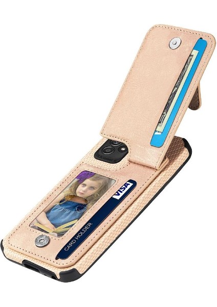 Samsung Galaxy A52 5g Fermuar Cüzdan Standı Crad Yuvası Manyetik Araba (Yurt Dışından)