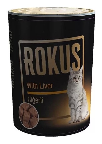 Ciğerli Yetişkin Konserve Kedi Maması 410 gr
