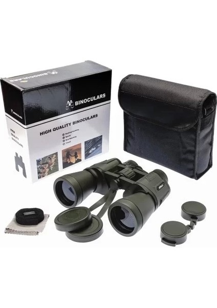 20×50 – Geniş Ön Mercekli – 1000M/56M El Dürbünü – Askeri