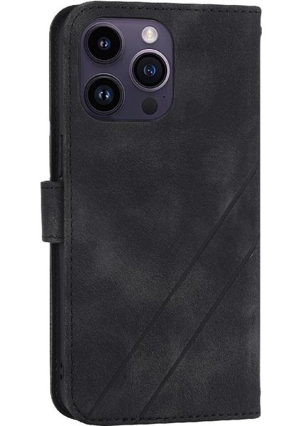 IPhone 16 Için Filp Durumda Pro Kredi Kartı Tutucu Tam Koruma Pu Deri (Yurt Dışından)