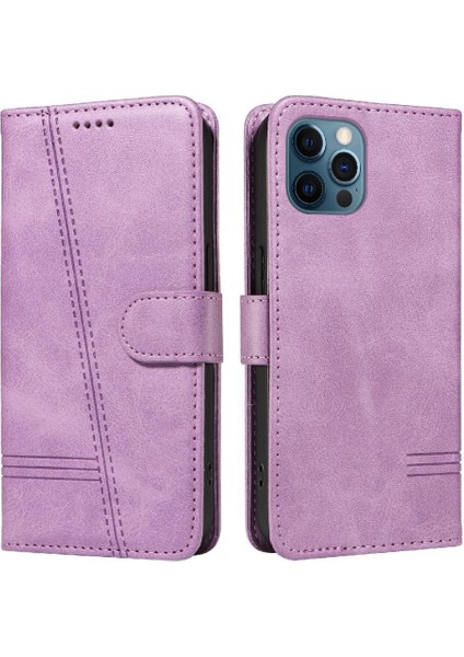 Kredi Kartı Yuvası ile IPhone 12/12 Pro Için Filp Durumda Cüzdan Telefon Kılıfı Pu (Yurt Dışından) indirimleri