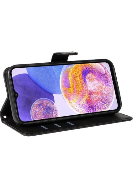 Samsung Galaxy M23 5g Için Filp Durumda Ayrılabilir Siyah Bilezik Cüzdan Telefon Kılıfı (Yurt Dışından) modelleri