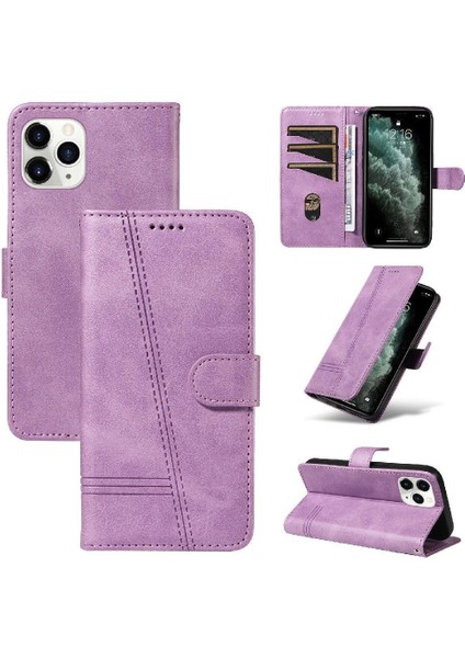 Kredi Kartı Yuvası ile IPhone 11 Pro Için Filp Durumda Ayrılabilir Siyah Preslenmiş (Yurt Dışından)