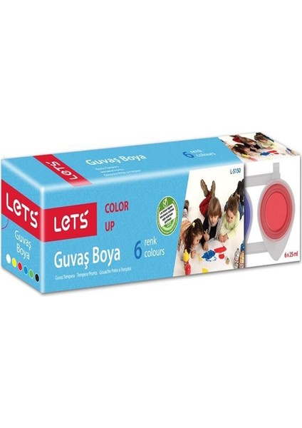 Lets Guaj Boya 6 Renk - 3 Paket