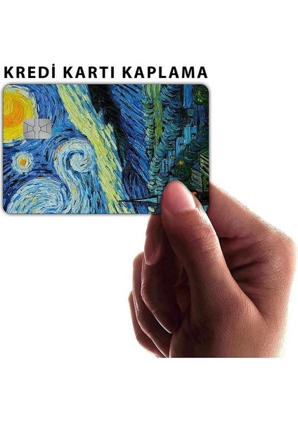 Major Selection Van Gogh Tasarımlı Kredi Kartı Kaplama