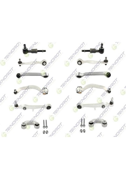 Ön Takım Kiti Aliminyum A555 Passat (96-00) A4 12 Parça Saplama+Somun 8D0498998