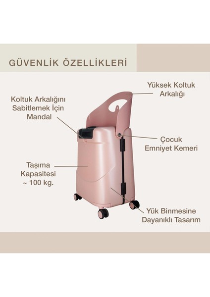Miamily Carry On Kabin Boy Valiz - Dusty Pink indirimleri