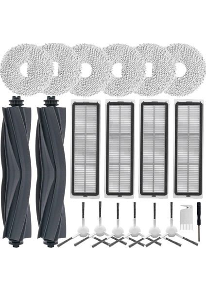 L10S Ultra / Pro L10 Için X10+ Elektrikli Süpürge Ana Yan Fırçalar Filtreler Paspas Bezi (Yurt Dışından)