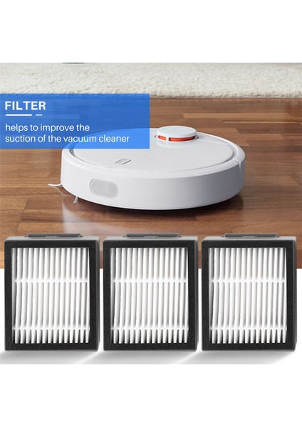 I3/ı3+/ı4/ı7/ı7+/e5/e6/e7 Robot Süpürge Yedek Aksesuarları Için 6 Adet Filtre Yedek Parçaları (Yurt Dışından)