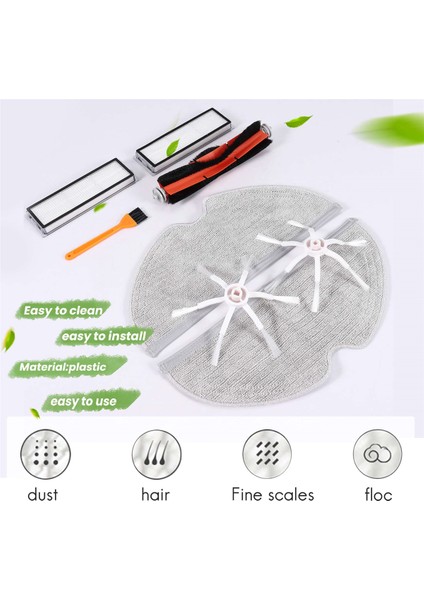 Mi Robot Vakum Mop 2 STYTJ03ZHM Filtre Bezi Temizleyici Ana Yan Fırça Yedek Parçaları (Yurt Dışından) indirimleri