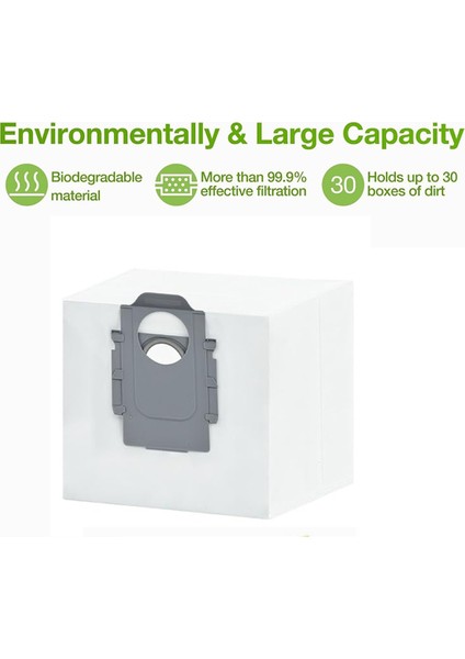 S8+,s8 Pro Ultra,s7 Maxv Ultra,q5 + Pro/pro+,+ Max/max+/q8 Max Robot Süpürge Için 10 Adet Toz Torbası (Yurt Dışından) modelleri